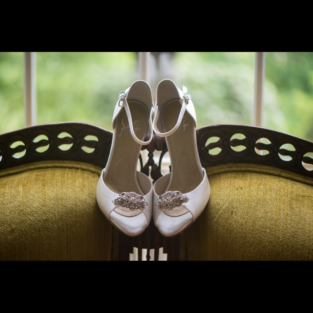 Angela Nuran Ivory Bridal Shoe